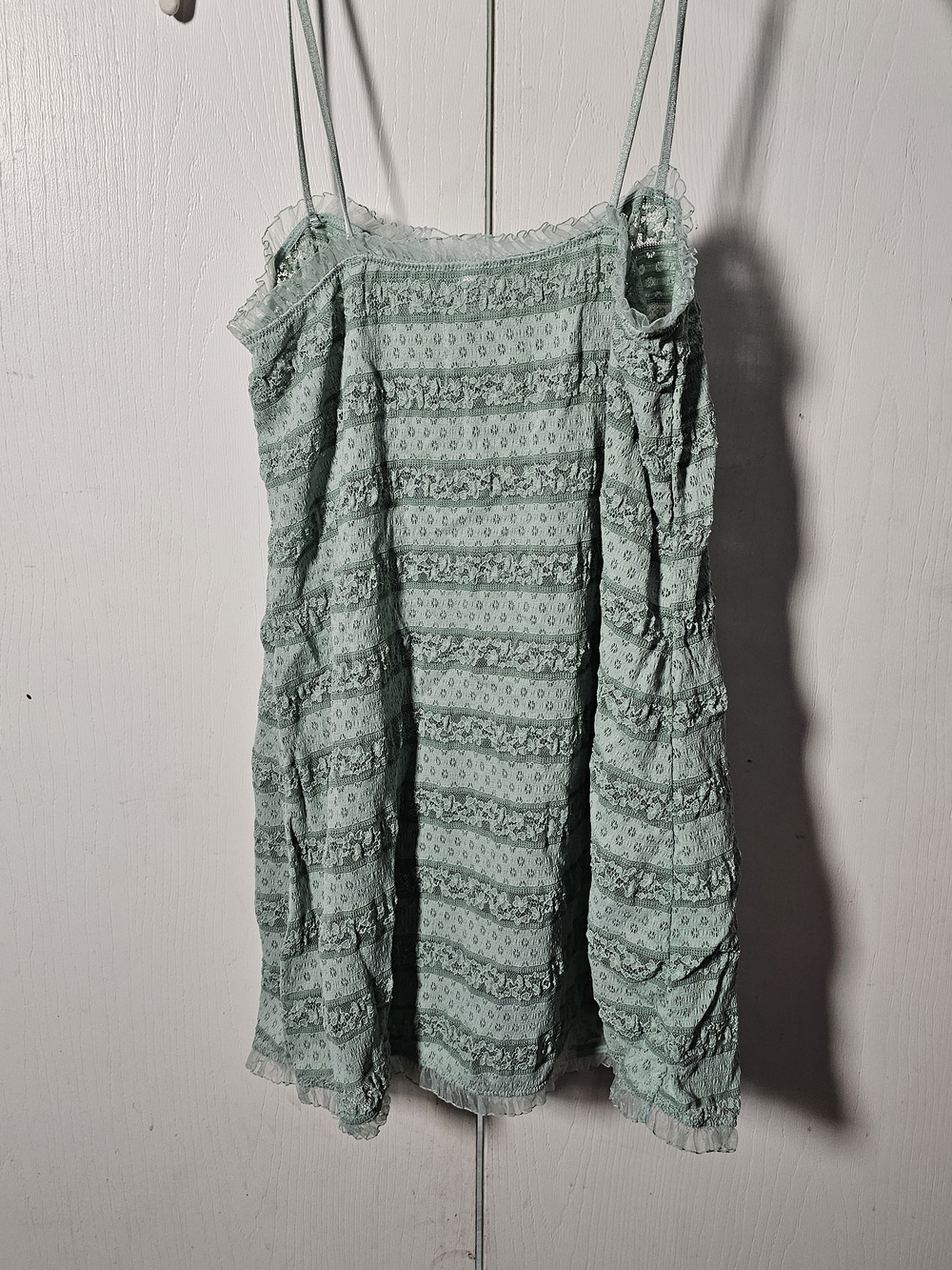 Wild Fable XXL Mint Green Lace Spaghetti Strap Mini Dress - Picture 6 of 11
